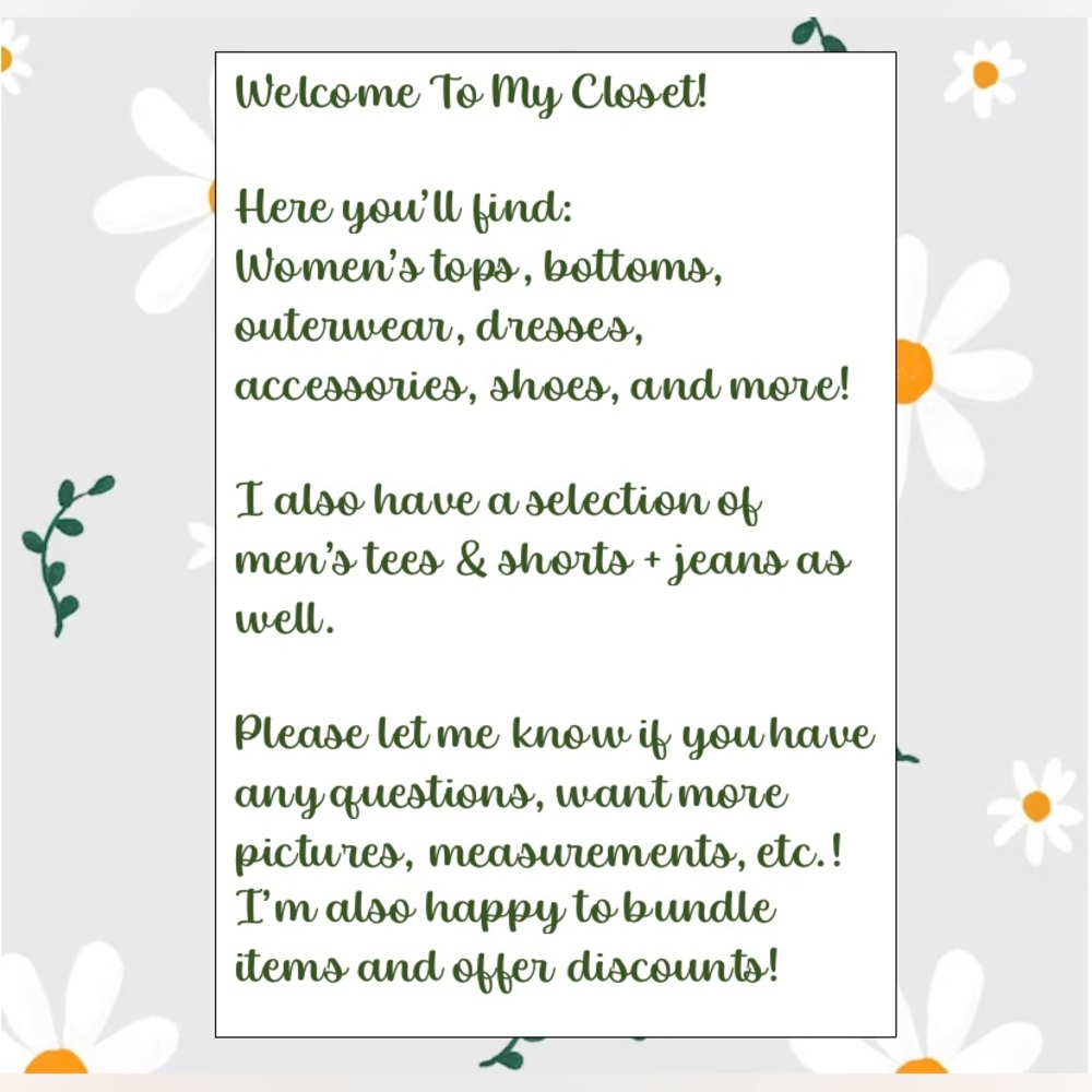 Welcome to my closet!